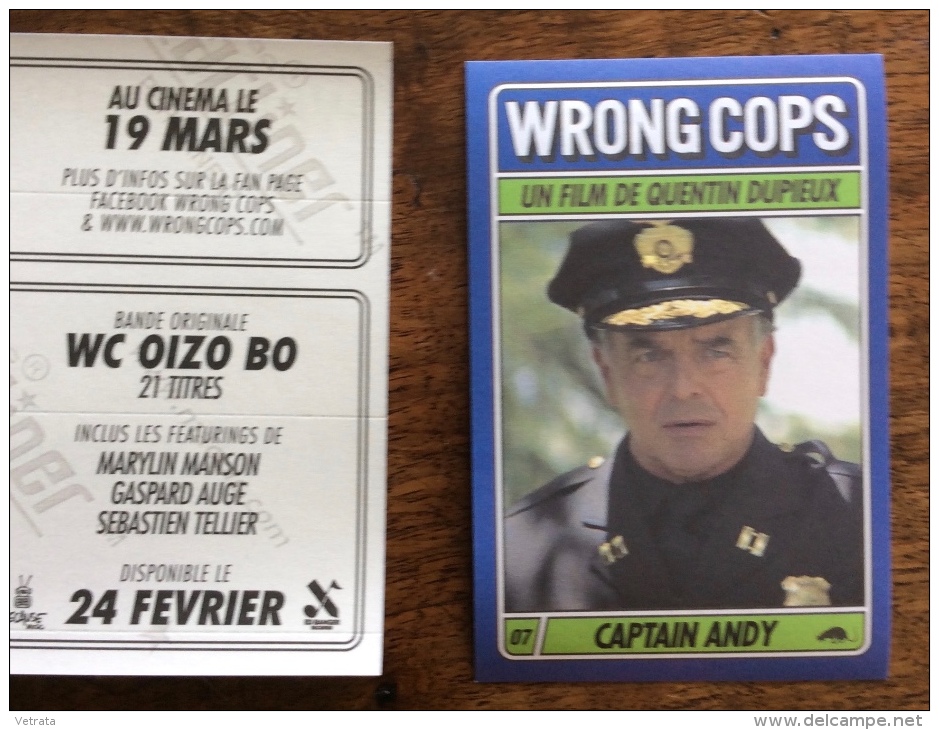 Vignette Autocollante : Wrong Cops, Quentin Dupieux - Captain Andy - Altri & Non Classificati