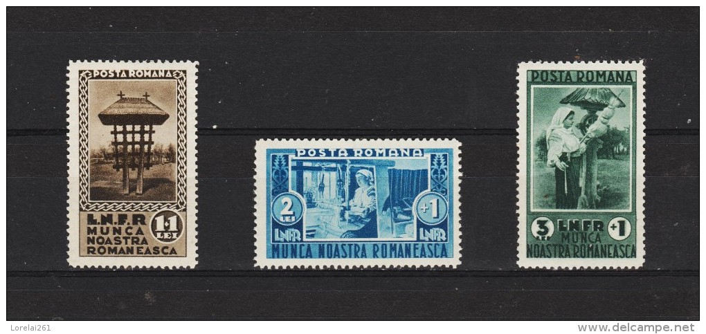 1934  EXPO. Des Travaux En Zone Rurale Mi No 465/467 Et Yv No 468/470 MNH - Ungebraucht