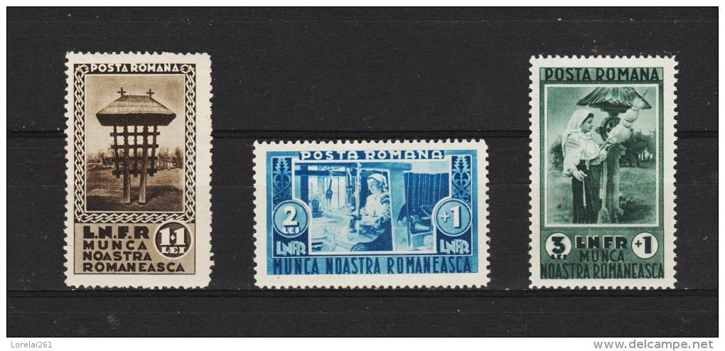 1934  EXPO. Des Travaux En Zone Rurale Mi No 465/467 Et Yv No 468/470 MNH - Unused Stamps