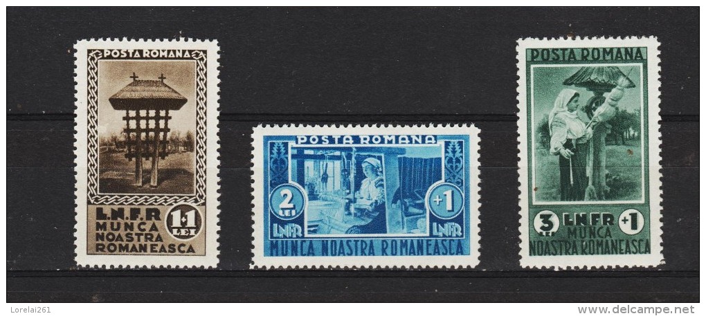 1934  EXPO. Des Travaux En Zone Rurale Mi No 465/467 Et Yv No 468/470 MNH - Ungebraucht