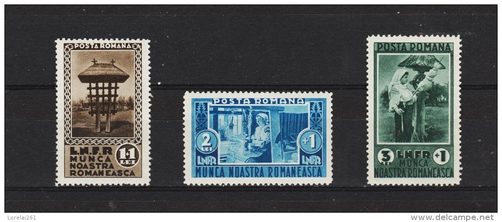 1934  EXPO. Des Travaux En Zone Rurale Mi No 465/467 Et Yv No 468/470 MNH - Unused Stamps