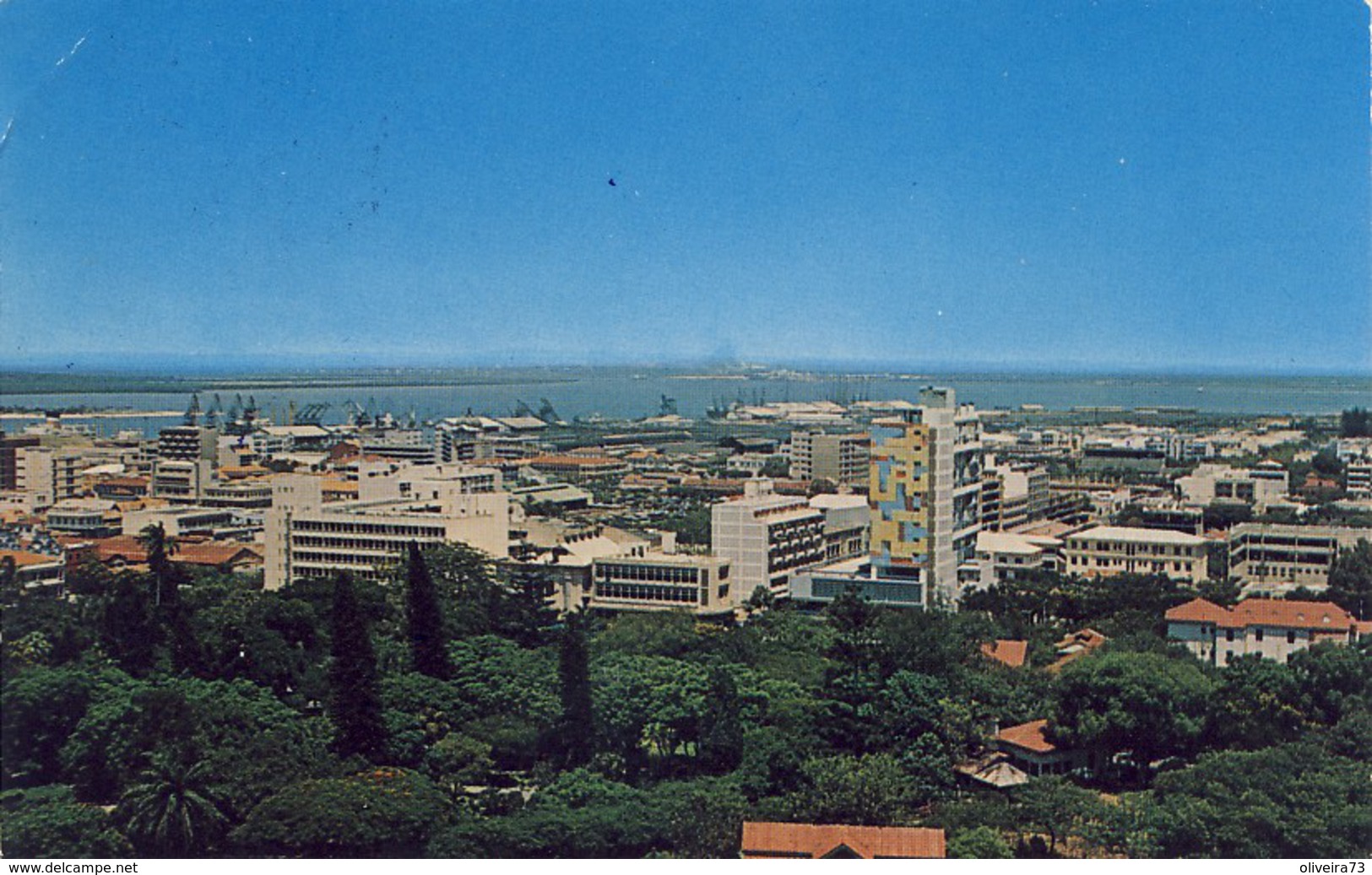 MOÇAMBIQUE, MOZAMBIQUE, LOURENÇO MARQUES, Vista Panoramica Da Cidade, 2 Scans - Mozambique