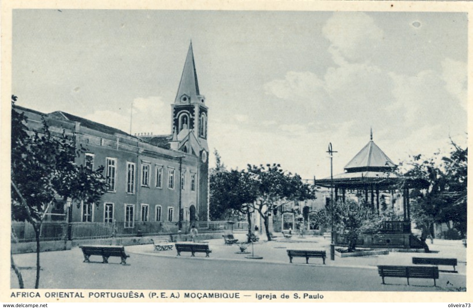 MOÇAMBIQUE, MOZAMBIQUE, AFRICA ORIENTAL PORTUGUESA, Igreia De S. Paulo, 2 Scans - Mozambico