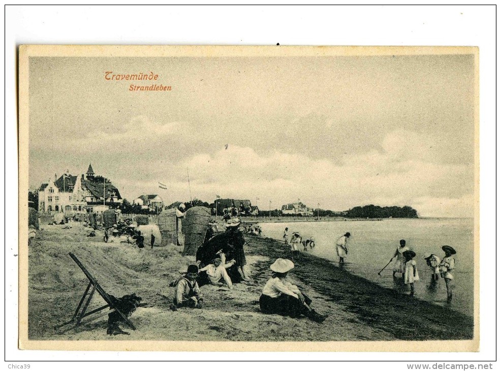 17878   -   Travemünde   -   Strandleben - Lübeck-Travemuende