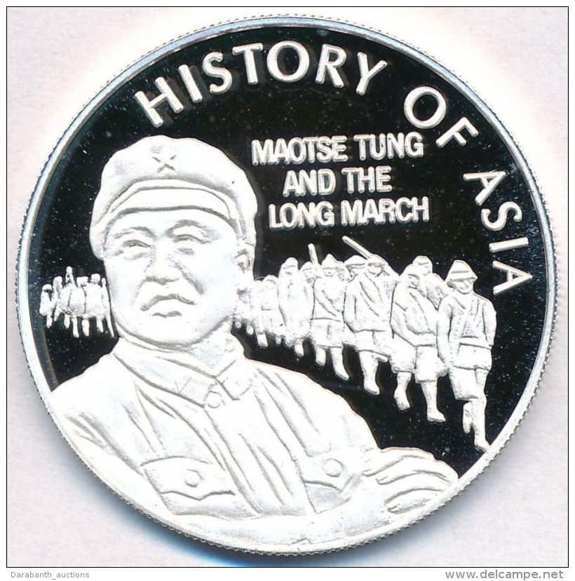 Niue 2004. 5$ Ag 'Ázsia Történelme - Mao Ce Tung és A Hosszú Menetelés'... - Zonder Classificatie