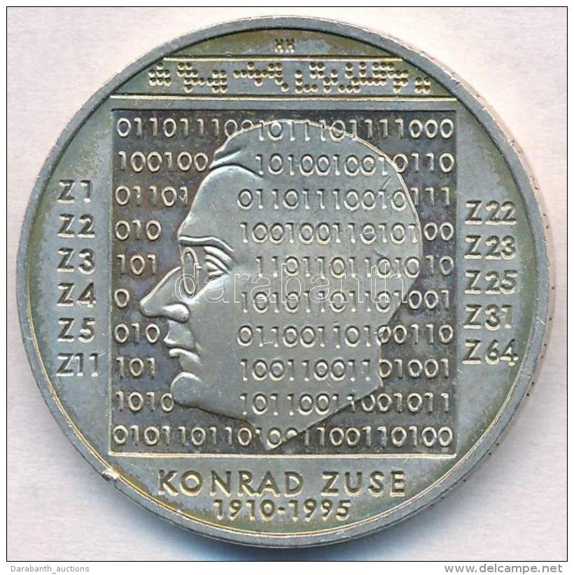 Németország 2010G 10E Ag 'Konrad Zuse' T:2 Apró Ph., Kis Patina
Germany 2010G 10 Euro Ag... - Zonder Classificatie