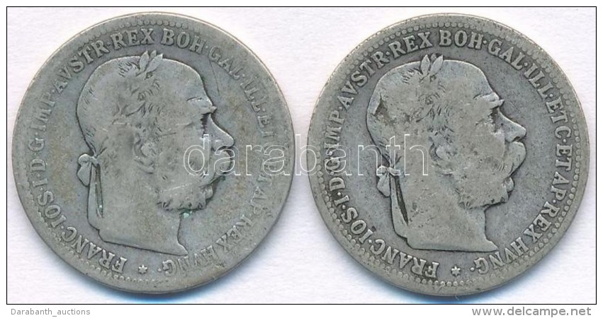 Ausztria 1894-1895. 1K Ag 'Ferenc József' (2x) T:2-,3
Austria 1894-1895. 1 Corona Ag 'Franz Joseph' (2x)... - Non Classificati