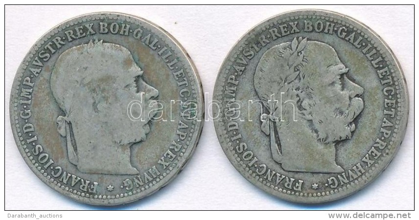 Ausztria 1893-1895. 1K Ag 'Ferenc József' (2x) T:2-,3
Austria 1893-1895. 1 Corona Ag 'Franz Joseph' (2x)... - Non Classificati