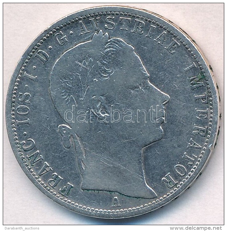 Ausztria 1858A 1Fl Ag 'Ferenc József' T:3 Ph.
Austria 1858A 1 Florin Ag 'Franz Joseph' C:F Edge Error
Krause... - Zonder Classificatie