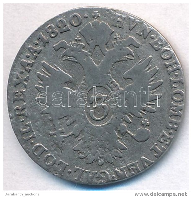 Ausztria 1820A 3kr Ag 'I. Ferenc' (1,43g) T:3
Austria 1820A 3 Kreuzer Ag 'Franz I' (1,43g) C:F - Zonder Classificatie