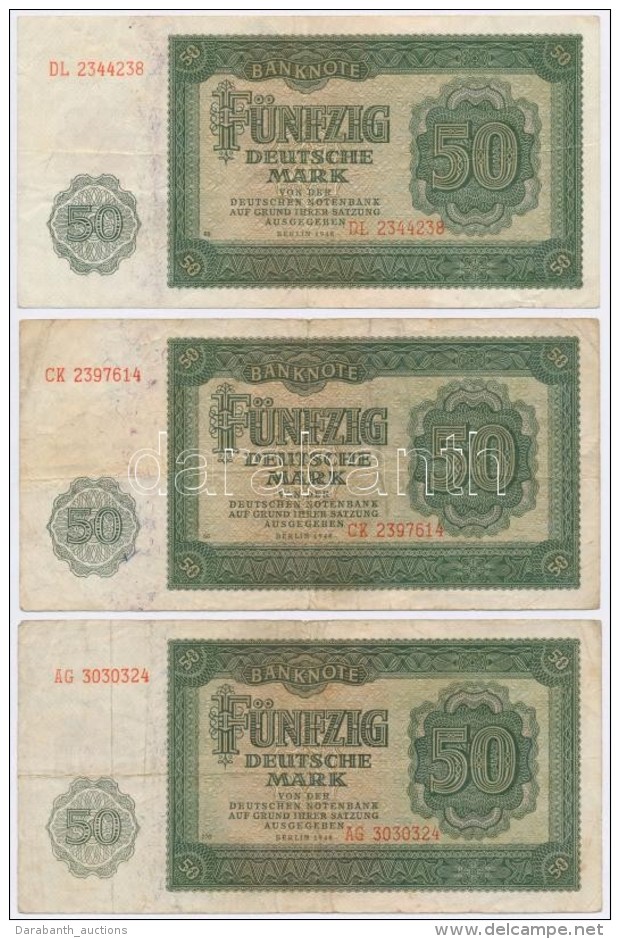 NDK 1948. 50M (5x) T:III
GDR 1948. 50 Mark (5x) C:F - Non Classificati