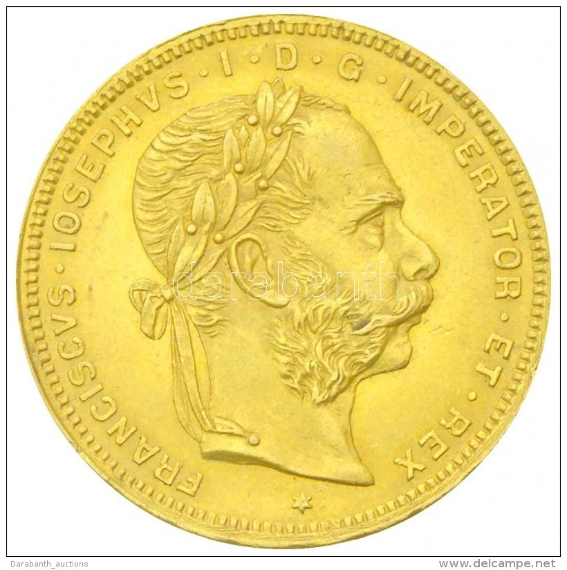 Ausztria 1874. 8Fl / 20Fr Au 'Ferenc József' (6,45g/0.900) T:2
Austria 1874. 8 Florin / 20 Francs Au 'Franz... - Non Classificati