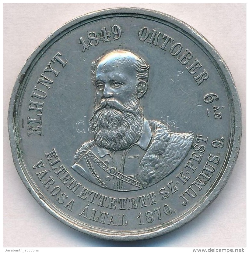 Klassohn Antal 1870. 'Elhunyt 1849 Október 6-án - Eltemettetett Sz.K.Pest Városa Által... - Ohne Zuordnung