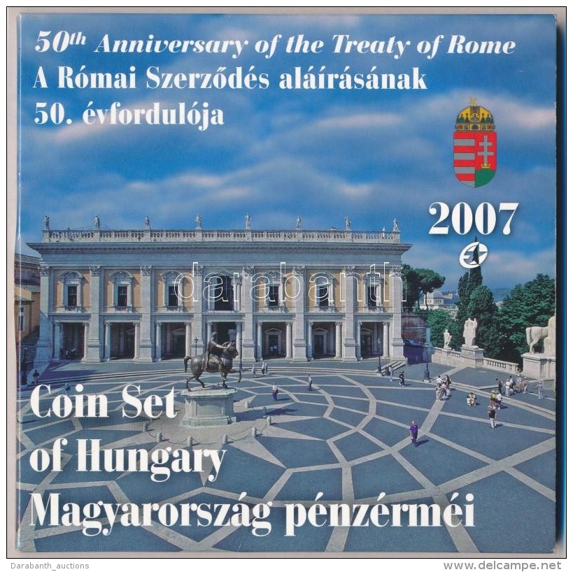 2007. 1Ft-100Ft (7xklf) Hivatalos Forgalmi Sor Szettben + 2007. 50Ft 'Római SzerzÅ‘dés' T:BU Adamo... - Non Classificati