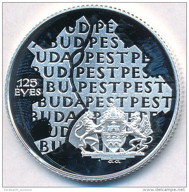 1998. 750Ft Ag 'Budapest 125 éves' T:PP Kis Fo. Adamo EM149 - Non Classificati