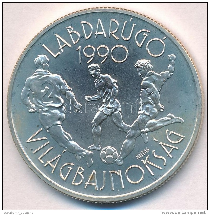 1988. 500Ft Ag 'Labdarúgó Világbajnokság 1990' T:BU - Zonder Classificatie