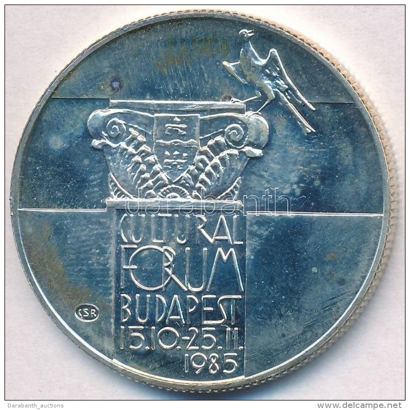 1985. 500Ft Ag 'Kulturális Fórum' T:1 Ujjlenyomat - Non Classificati