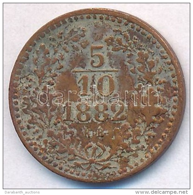 1882KB 5/10kr Cu T:2,2- Patina
Adamo M3.1 - Zonder Classificatie