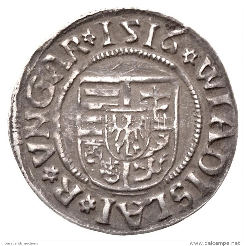 1516K-G Denár Ag 'II. Ulászló' (0,52g) T:1-,2
Huszár: 811. Unger I.: 646.c - Non Classificati