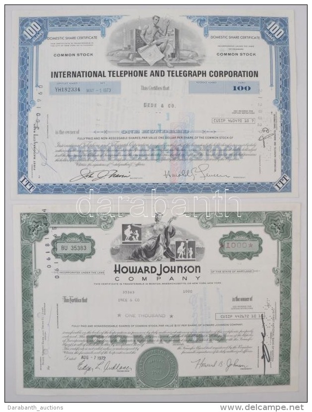 Amerikai Egyesült Államok 1971-1975. 4db Klf Részvény 'Continental Mortgage Investors',... - Non Classificati