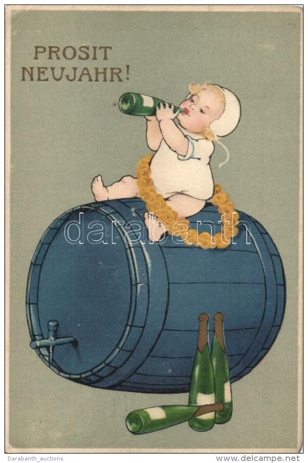 T2/T3 Prosit Neujahr / New Year, Litho (EK) - Non Classés