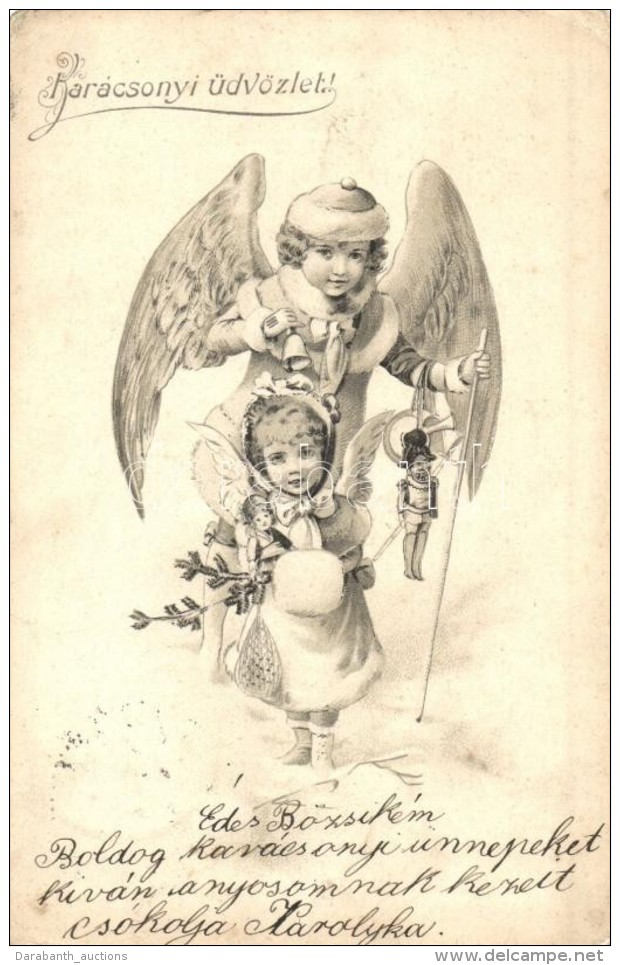 T2/T3 Christmas, Angel, Litho (EK) - Zonder Classificatie