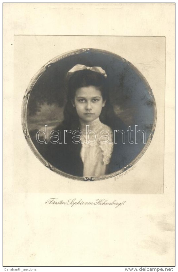** T2 Fürstin Sophie Von Hohenberg B.K.W.I. / Daughter Of Franz Ferdinand - Zonder Classificatie