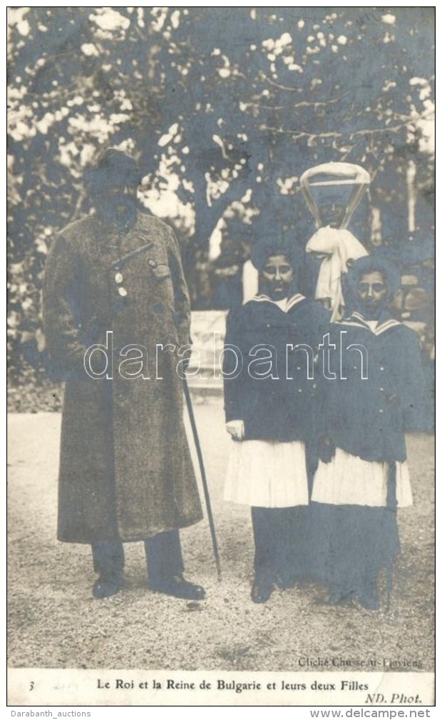 ** T2/T3 Ferdinand I Of Bulgaria With His Family - Zonder Classificatie