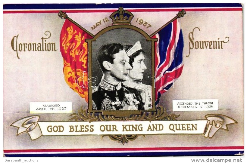 ** T1/T2 Coronation Souvenir, George VI And Elizabeth - Non Classés