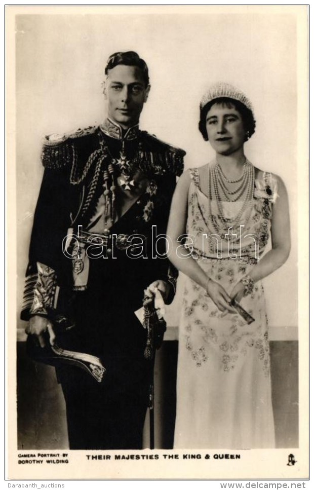 ** T1 Their Majesties The King &amp; Queen; George VI And Elizabeth. Camera Portrait By Dorothy Wilding - Zonder Classificatie