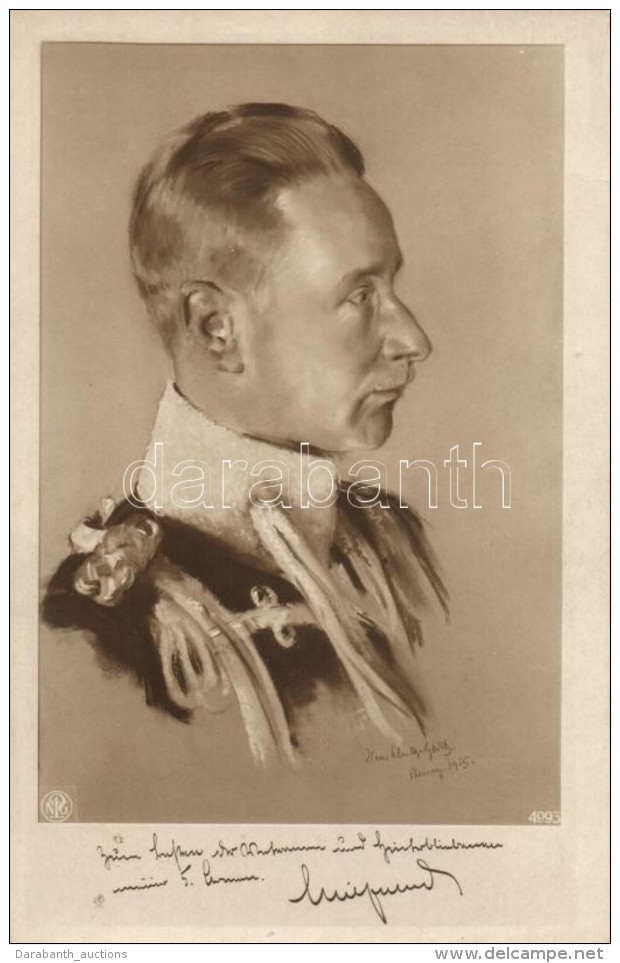 ** T1/T2 Kronprinz Wilhelm Von Preussen; Kriegs-Wohlfahrtskarte - Non Classificati