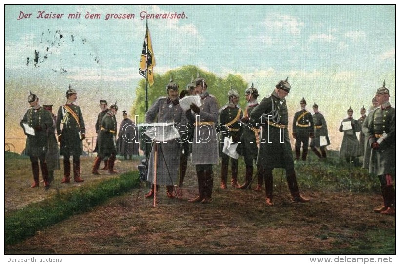 T2 Der Kaiser Mit Dem Grossen Generalstab / Wilhelm II And His Generals - Non Classificati