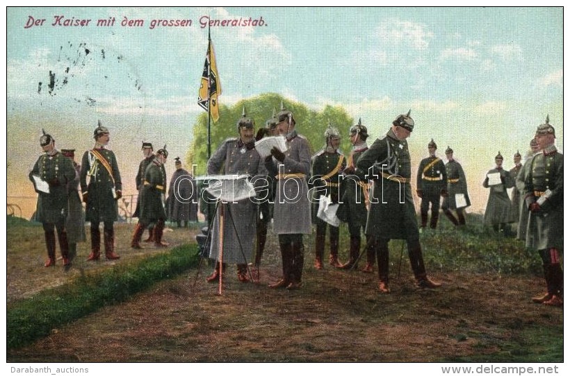 T2 Der Kaiser Mit Dem Grossen Generalstab / Wilhelm II And His Generals - Zonder Classificatie