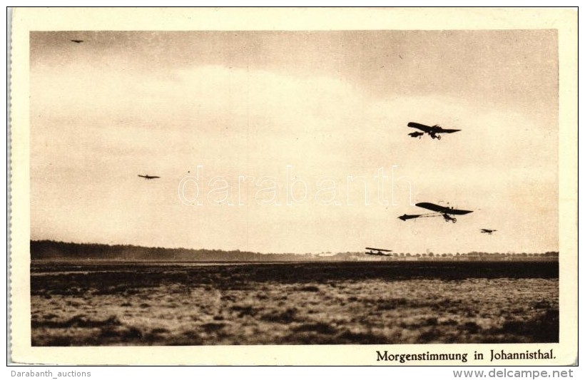 ** T2 Morgenstimmung In Johannisthal / German Aeroplanes; From A Postcard Booklet - Ohne Zuordnung