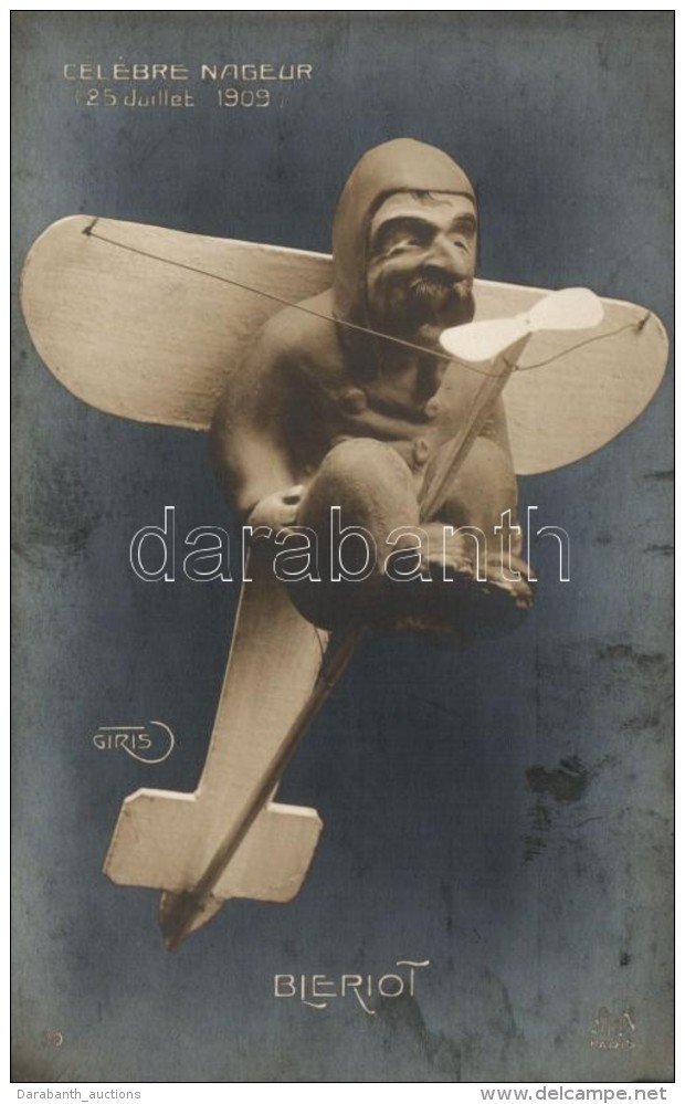 ** T1/T2 Bleriot, Celebre Nageur / Satirical Depiction - Non Classificati