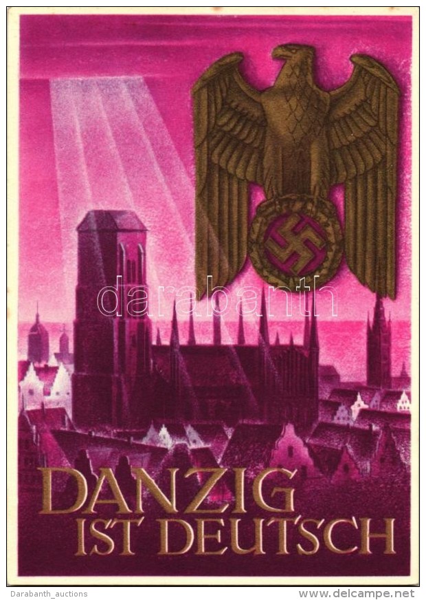* T1/T2 1940 Danzig Ist Deutsch! NS Propaganda Ga. So. Stpl S: Gottfried Klein - Ohne Zuordnung
