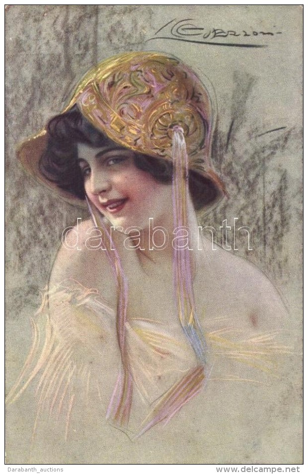 ** T2/T3 Italian Art Postcard, B.K.W.I. No. 702 S: Guerzoni (fl) - Zonder Classificatie