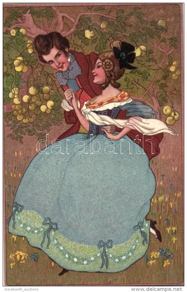 ** T2 Romantic Couple, Theo Stroefer Serie 684. Litho - Zonder Classificatie