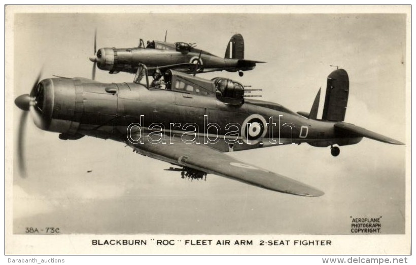 ** T1/T2 Blackburn 'ROC' Fleet Air Arm 2-seat Fighter / British Airforce, Military Propaganda - Non Classés