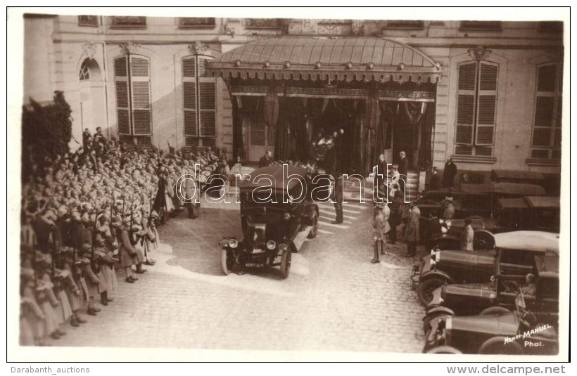 ** T1/T2 1929 Paris, Funerailles Du Marechal Foch Funeral / Funeral Of Marshal Foch, Departure Of The Hearse At The... - Zonder Classificatie