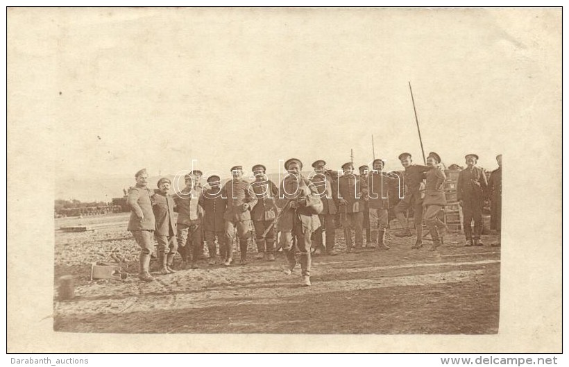 * T3 1918 WWI Macedonian Soldiers, Group Photo (EB) - Zonder Classificatie