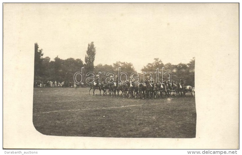 ** T2 Cca. 1920 Magyar Tüzérségi Hatos Fogat Alkalmi Díszgyakorlata, Örkény... - Non Classificati