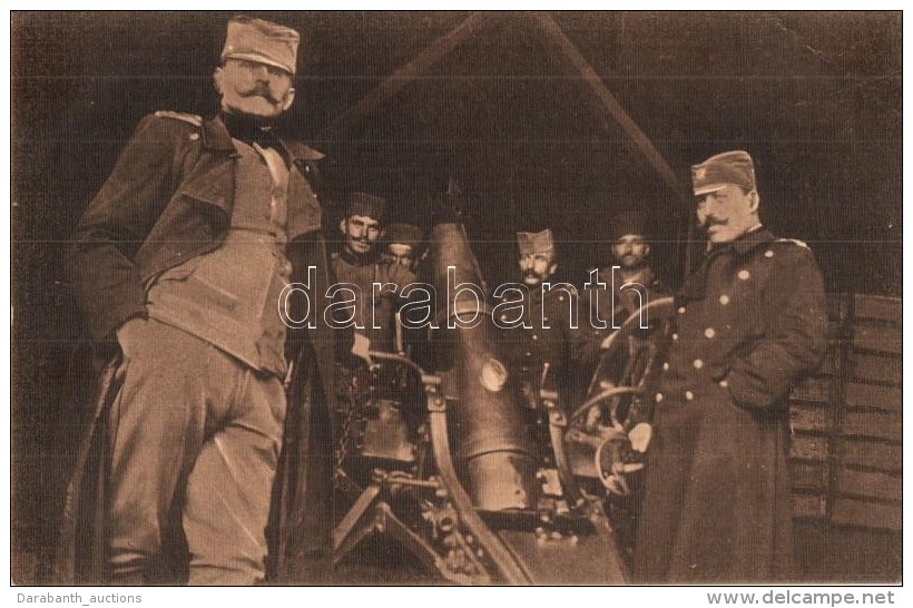 ** T2/T3 Skopje, Üsküb; The Captured Turkish Howitzer Canons In Skopje, WWI Soldiers (EB) - Zonder Classificatie