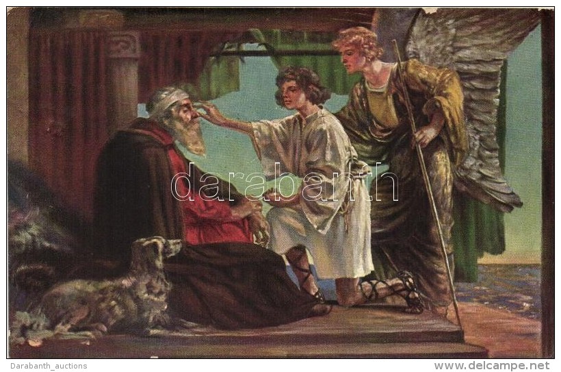 T2 Die Heilung Des Tobias / The Healing Of Tobias, Biblische Bilder Nr. 11.605. Judaica - Zonder Classificatie