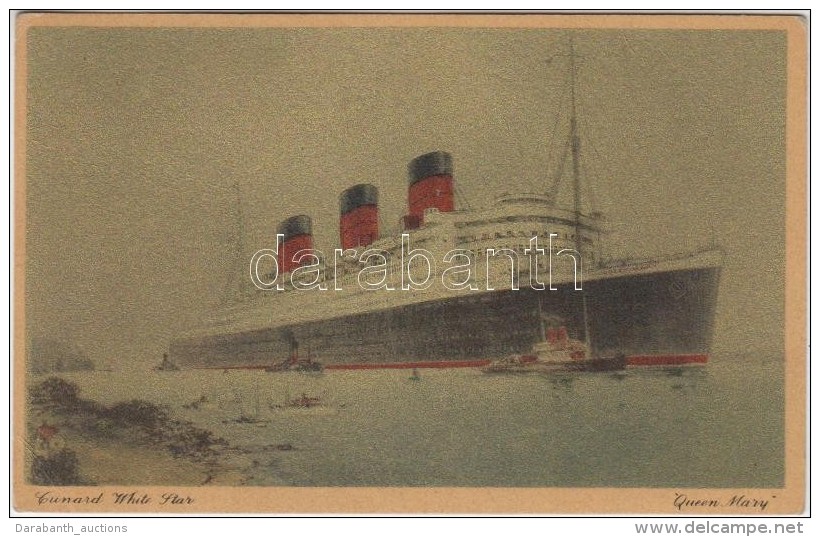 ** T2/T3 RMS Queen Mary; Cunard-White Star, Golden Card (EK) - Zonder Classificatie