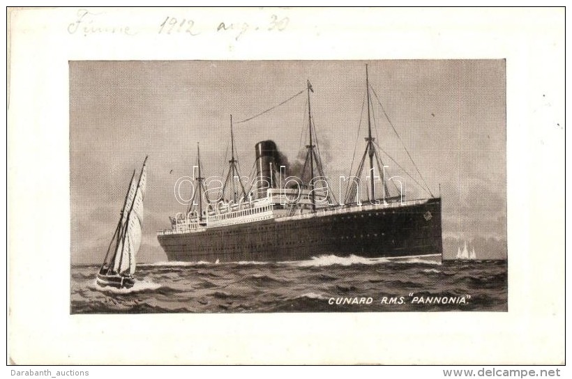 * T2/T3 RMS 'Pannónia' Tengerjáró Hajó, Cunard Line / Ocean Liner Ship (EK) - Zonder Classificatie