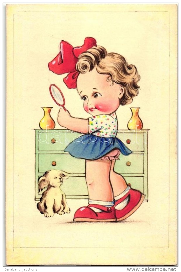 ** T4 Girl, Hand-made Art Postcard (non PC) (cut) - Non Classificati