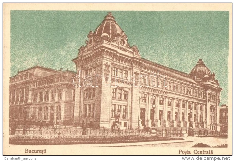 ** T1 Bucharest, Bucuresti; Posta Centrale / Post Office - Zonder Classificatie