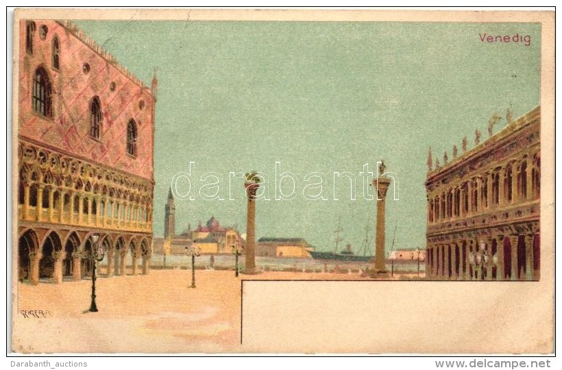 T3 Venice, Venezia, Venedig; Litho S: Geiger R.  (EB) - Zonder Classificatie