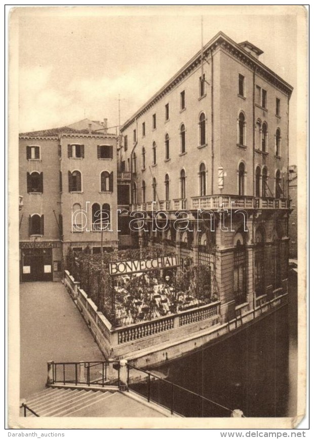 * T2/T3 Venice, Venezia; S. Marco, Albergo E Ristorante Bonvecchiati / Hotel And Restaurant (EK) - Zonder Classificatie
